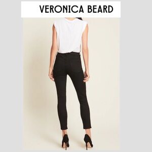 Veronica Beard Debbie High Rise Jeans Size 29/8 in Black Onyx